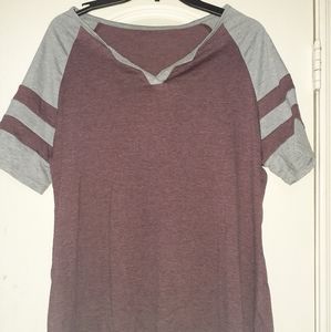 V-neck shirt